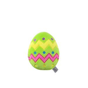 Midlee Plush Easter Egg Dog Toy with Squeaker